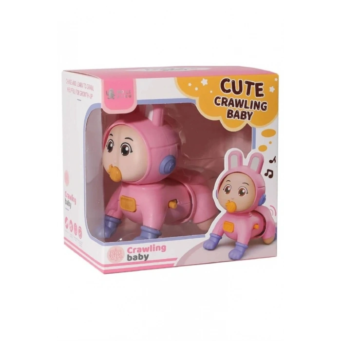 0811-1-100 KUT.PİLLİ EMEKLEYEN BEBEK -PŞA