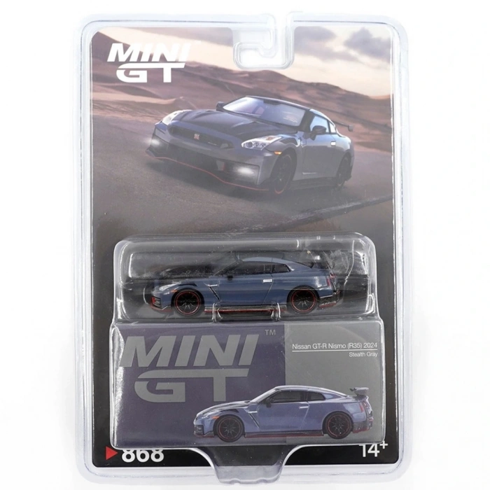 1/64 Nissan GT R Nismo R35 Stealth Gray Model Araç