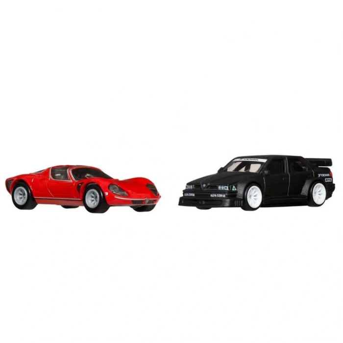 1:64 Premium Car Culture 2li Paket Alfa Romeo 155 V6 Ti Ve 69 Alfa Romeo 33 Stradale