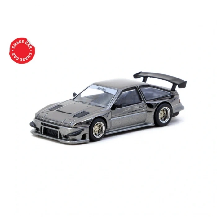1/64 Toyota Sprinter Trueno AE86 Widebody Black/Grey - Designed by Jon Sibal - Malaysia Special Edition