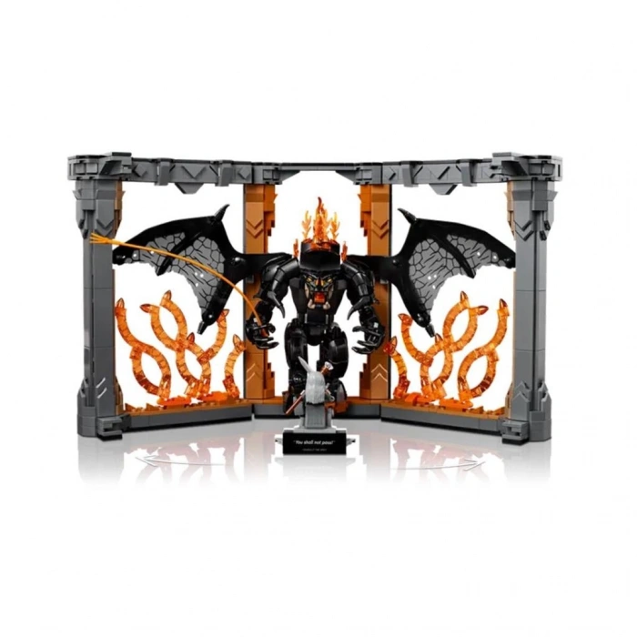 10367   icons - Yüzüklerin Efendisi: Balrog™ Kitaplık Dekoru 1201 parça +18 yaş