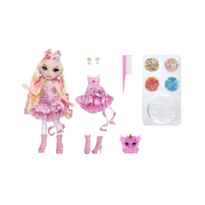 122395 Rainbow Parıltılar ve Slime Bebek / Asorti +4 yaş