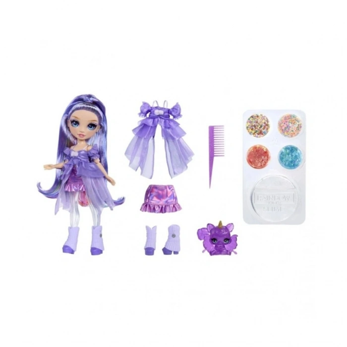 122395 Rainbow Parıltılar ve Slime Bebek / Asorti +4 yaş