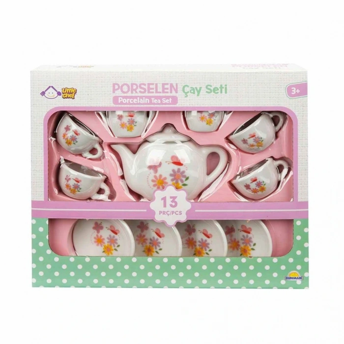 1501 Porselen Çay Seti 13 Parça -Sunman