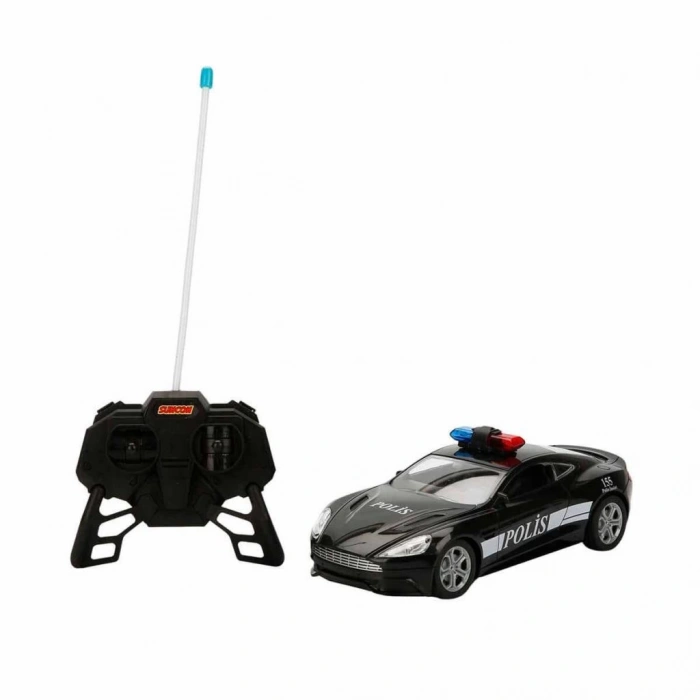 Çocuk 20357 Uzaktan Kumandalı Suncon Işıklı Polis Arabası 21 cm