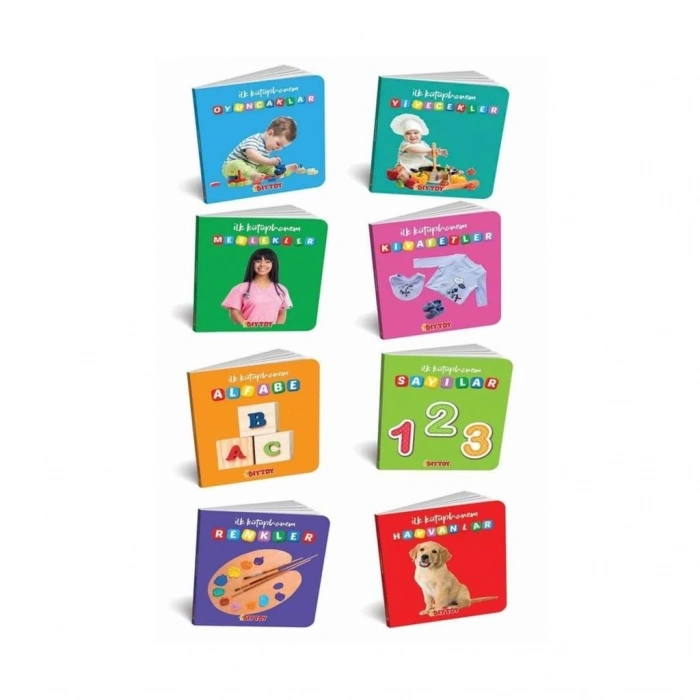 Çocuk 2090 Dıytoy, İlk Kütüphanem-İlk Sözcükler 8Li Mini Kitap Seti