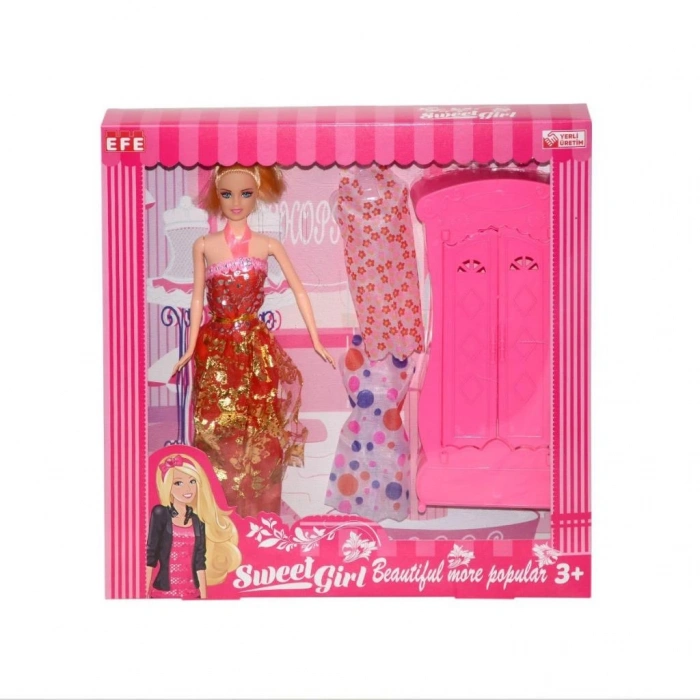 Çocuk 221G-M Efe, Sweet Girl Market Arabalı Bebek Oyun Seti