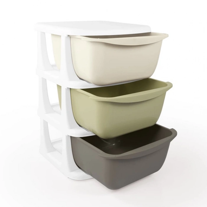 3 Çekmeceli Saklama Ünitesi