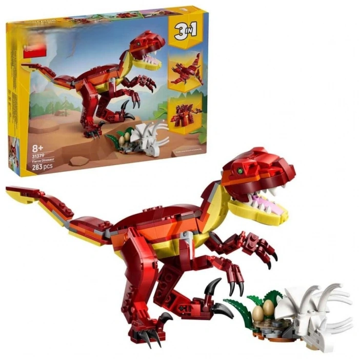 31379 3in1 Vahşi Dinozor 283 parça +8 yaş