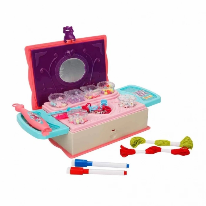 Pretty Pinky 3’ü 1 Arada Boncuk Seti – Yaratıcı Boncuk Tasarım Seti