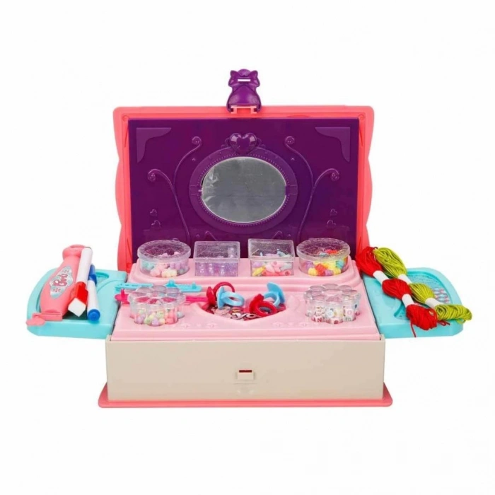 Pretty Pinky 3’ü 1 Arada Boncuk Seti – Yaratıcı Boncuk Tasarım Seti