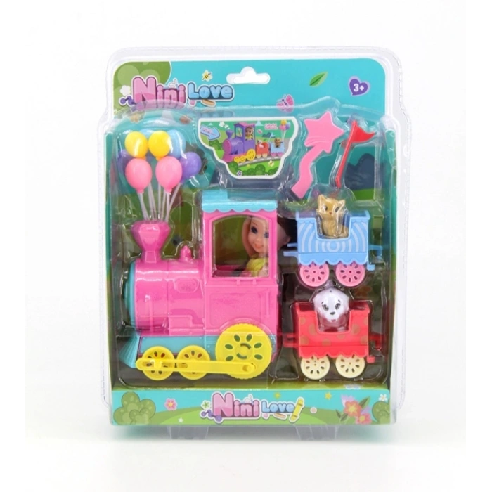 53822 TRENLİ BALONLU MİNİ BEBEK