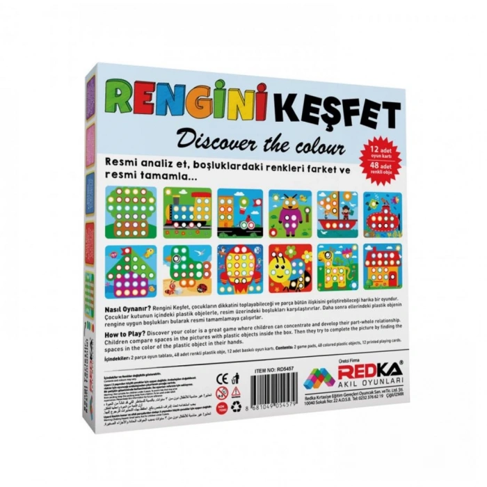 Çocuk 5457 Redka, Rengini Keşfet / +2 yaş