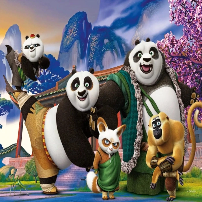 714 KUNG FU PANDA PUZZLE 100 PRÇ