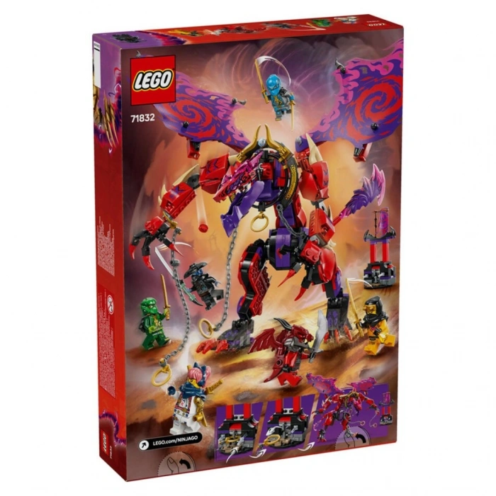 71832   Ninjago Thunderfang Kaos Ejderhası 668 parça +8 yaş