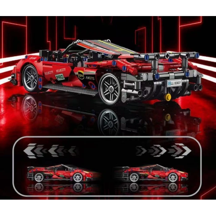 9055-7  TOYSE TOYS BRİCKS SPEED KIRMIZI -EKN