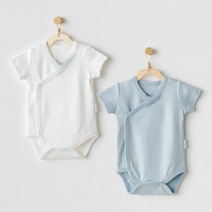 AC25643 2Li Zıbın Body Ekru Mavi