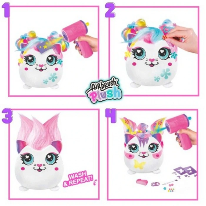 Airbrush Peluş Saç Hobi Set