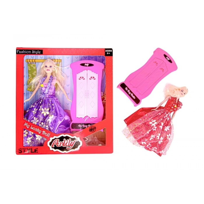 Anlily Bebek Aksesuarlı Dolaplı