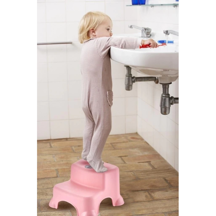 Çocuk BabyJem Çok Amaçlı Katlı Basamak 516 Gri