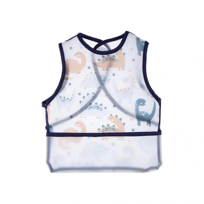 Dinazor Desenli Giymeli Önlük ile Hareketli, Temiz ve Etkin Yemek Deneyimi