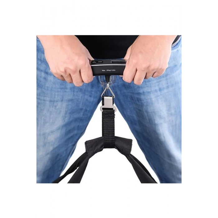 Bavul Valiz El Çantası Ağırlık Ölçme Tartısı Minik Lcd Ekranlı Kilogram Ölçme Terazisi Pratik