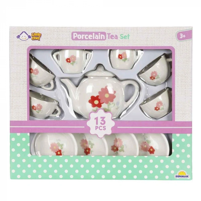 CH1501 PORSELEN ÇAY TAKIMI 13 PARÇA -SUN