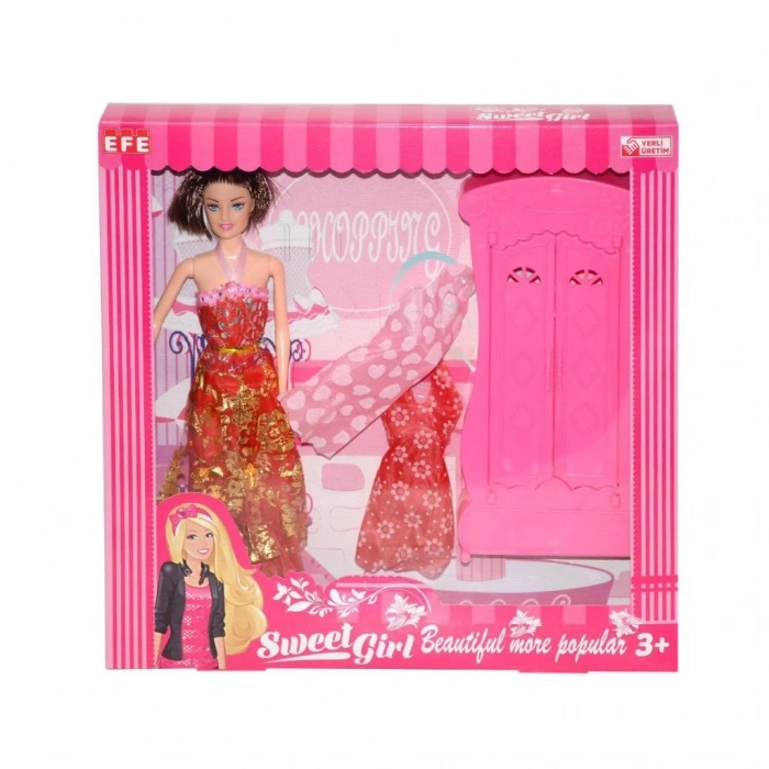 Çocuk 221G-M Efe, Sweet Girl Market Arabalı Bebek Oyun Seti