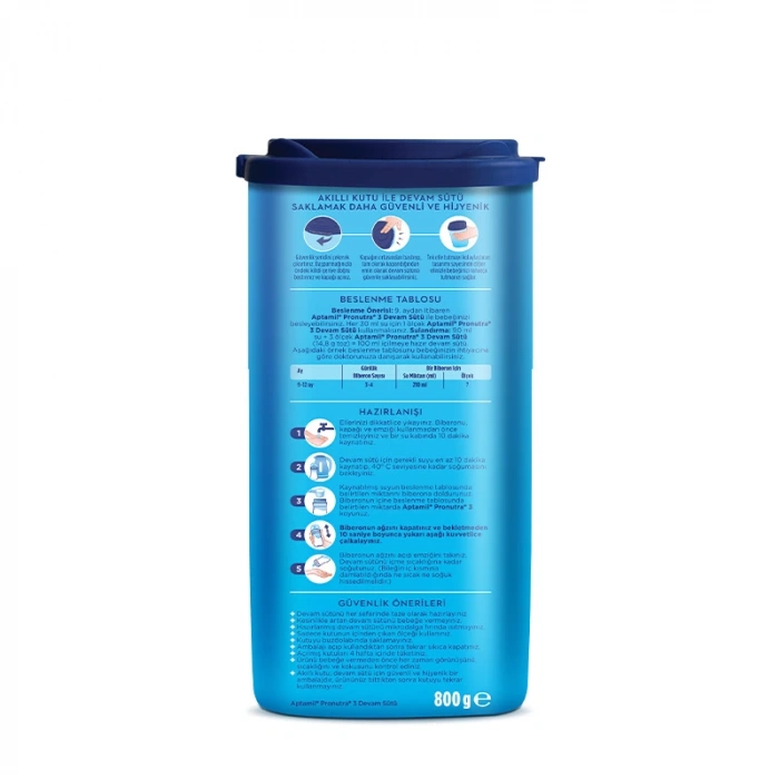 Çocuk Aptamil Devam Sütü Maması No3 9-12 Ay 800 Gr