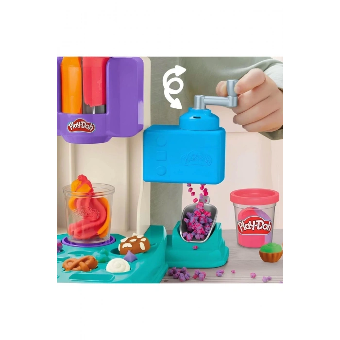 Çocuk Eğitici  ve Eğlenceli Gökkuşağı Girdaplı Dondurma Oyun Seti