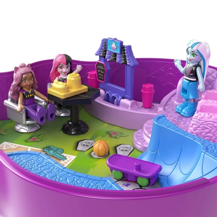 Çocuk HVV58 Polly Pocket - Monster High Temalı Kompakt Oyun Seti