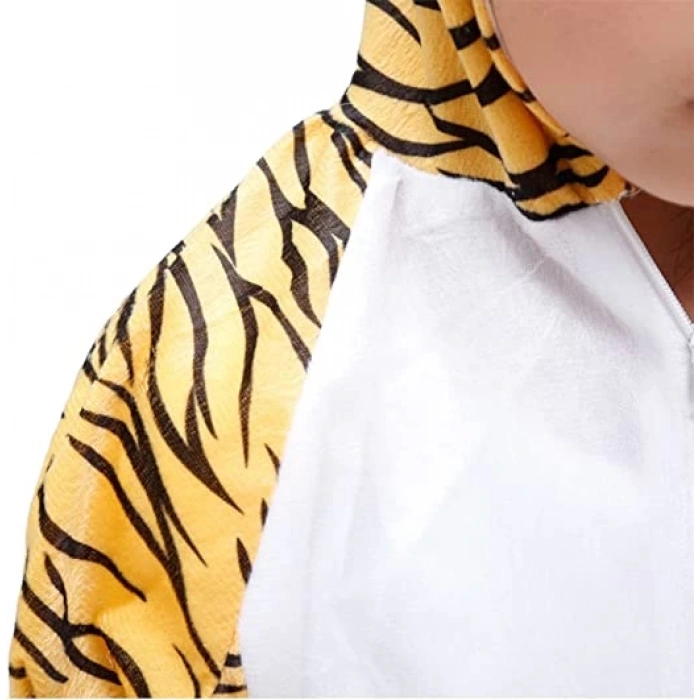 Çocuk Çocuk Kaplan Kostumu - Aslan Kostümü 2-3 Yaş 80 cm