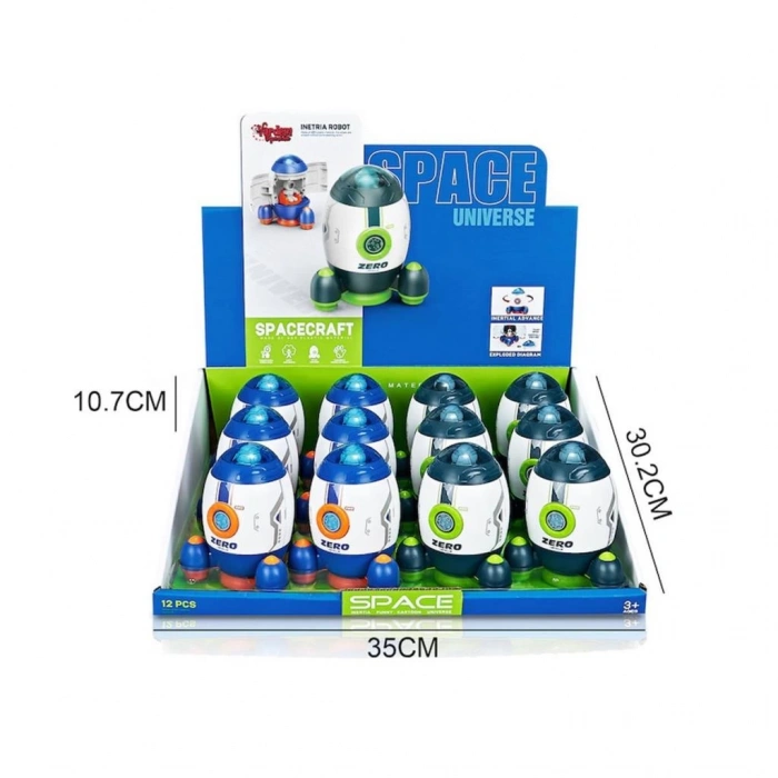 Çocuk MG-D400-44 Sürtmeli Astronotlu Uzay Roketi