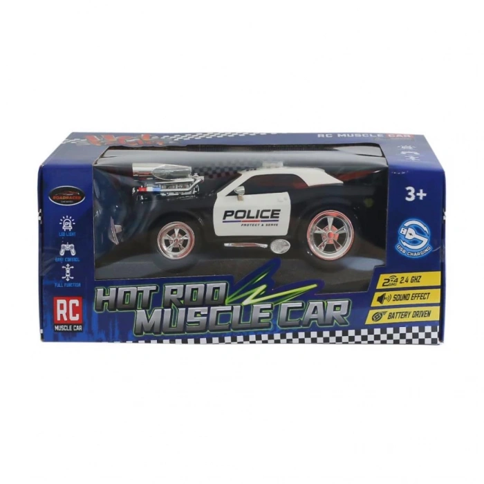 Çocuk MK8125B Kumandalı Sesli Işıklı Drift Polis Arabası 1:16 -Can Oyuncak