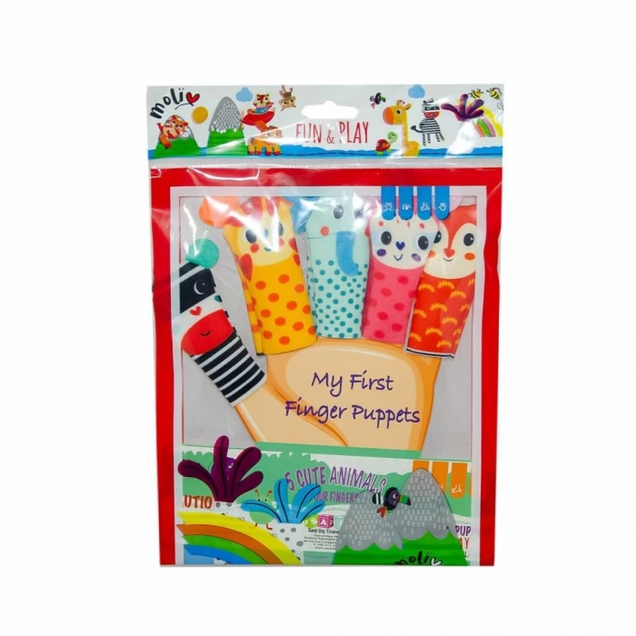 Çocuk MOL-108 Poşette 5li El Kuklası - Asya Oyuncak