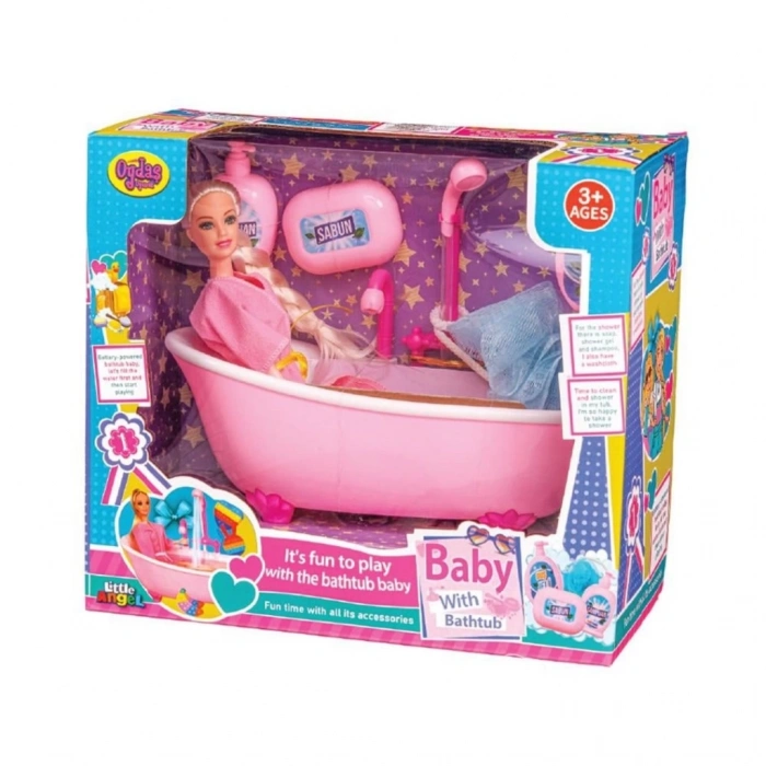 Çocuk Oydaş Küvette Duş Yapan Bebek 02605