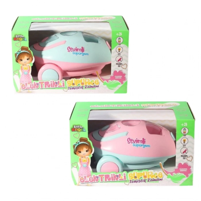 Çocuk Sevimli Süpürgem Pilli Elektrik Süpürgesi
