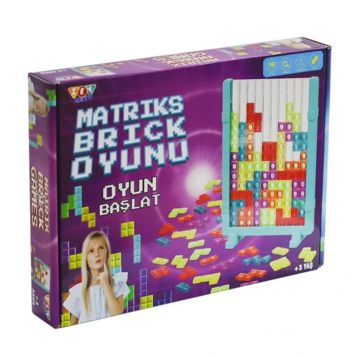 Çocuk ZEY2036 Matrix Brick Games -Zeytoys