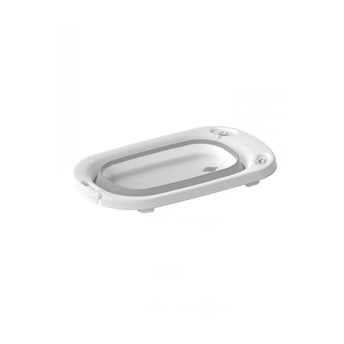 Çocuk Gelişim Moje Katlanır Küvet Seti Gri Pratik ve Konforlu Küvet Seçeneği