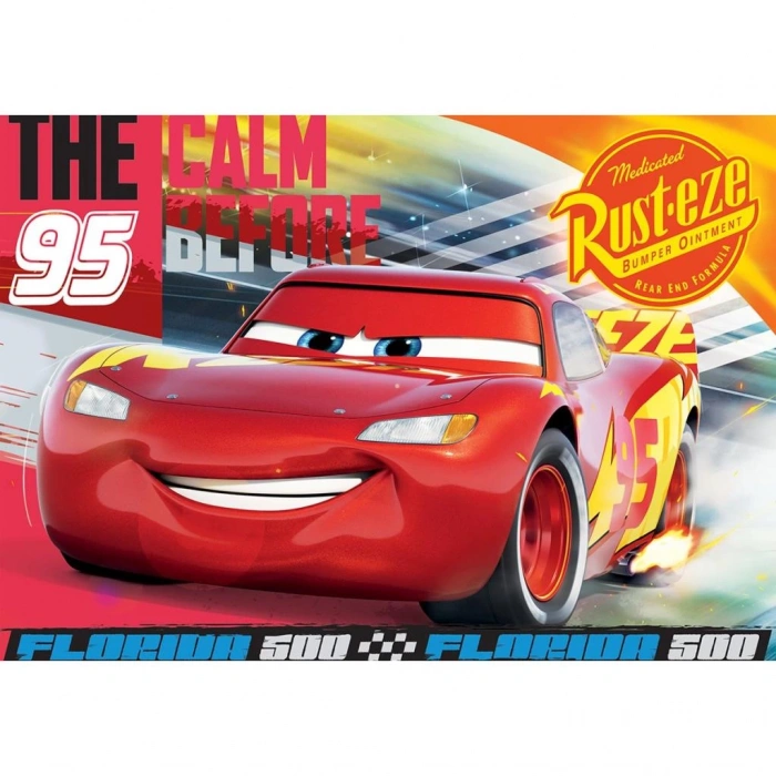 Çocuk CR709 Cars 50 Parça Çocuk Puzzle -KS Puzzle