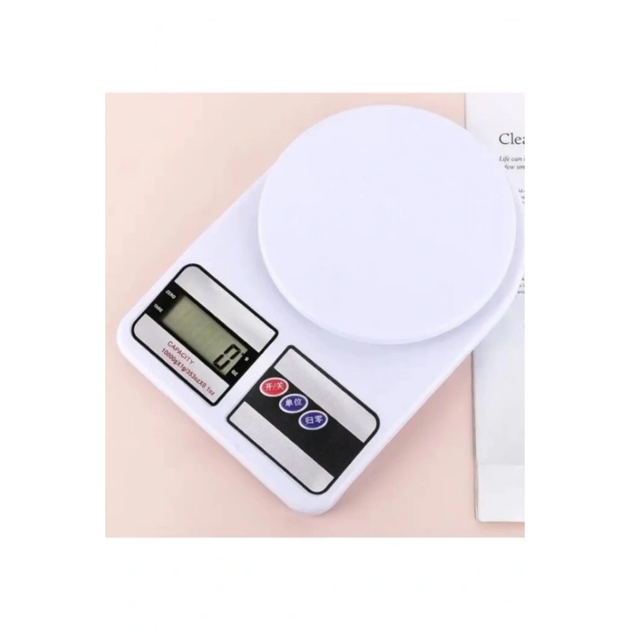 Dijital hassas 10 kg mutfak terazisi tartısı lcd ekranlı
