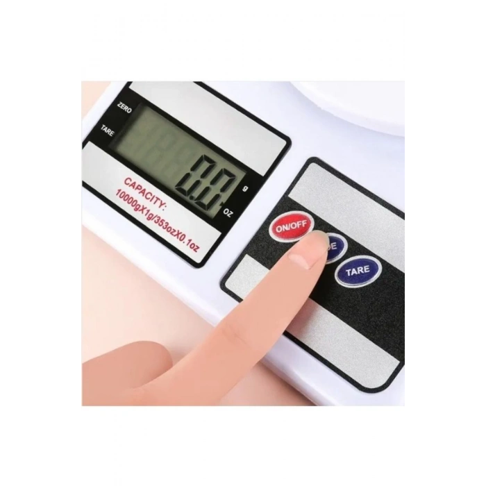 Dijital hassas 10 kg mutfak terazisi tartısı lcd ekranlı