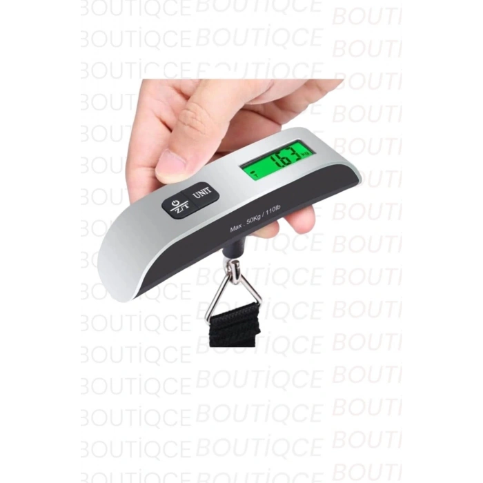 Dijital Valiz Kantarı Elektronik Askılı El Bagaj Tartısı El Terazisi Bavul Terazisi Tartı Seyehat