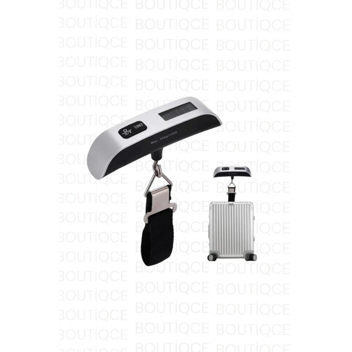 Dijital Valiz Kantarı Elektronik Askılı El Bagaj Tartısı El Terazisi Bavul Terazisi Tartı Seyehat