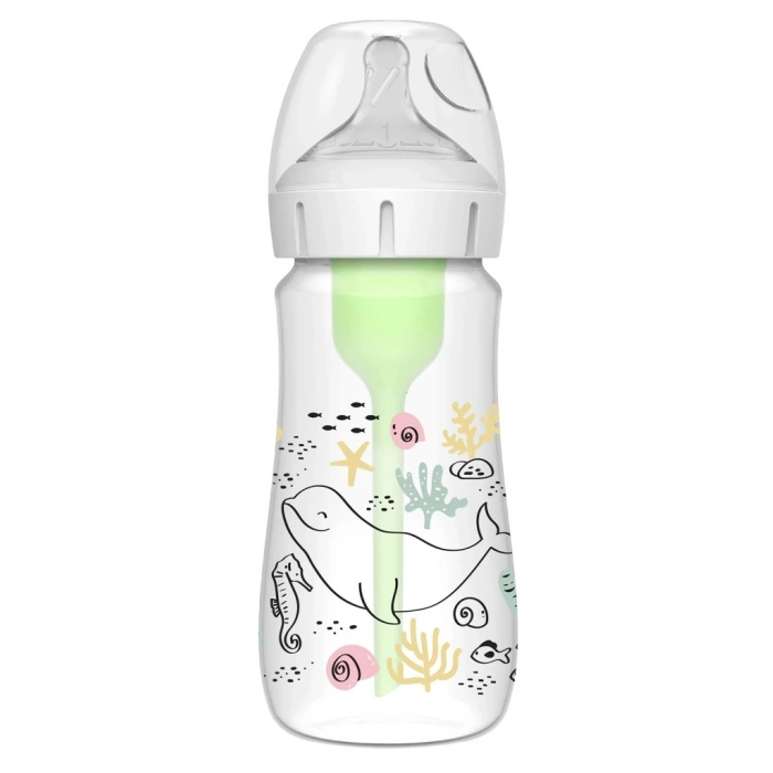 Dr.Browns Geniş Ağız PP Antikolik Options Biberon  270ml Kız