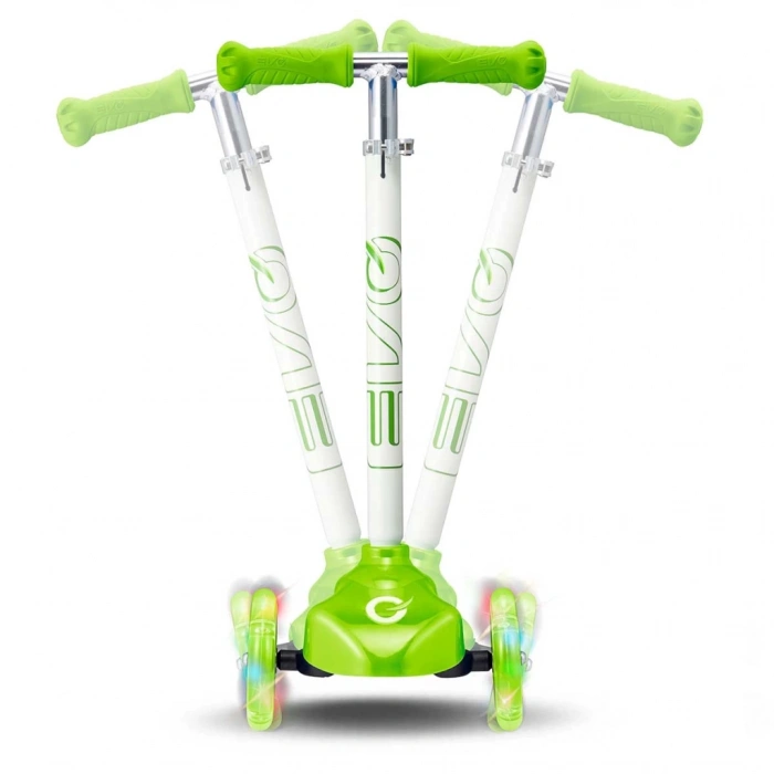 Evo 3 Tekerlekli Moven Groove Işıklı Yeşil Scooter