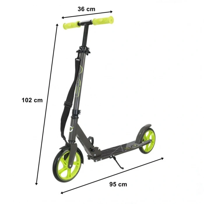 Çocuk Evo Flexi Max 2 Tekerlekli Scooter Yeşil