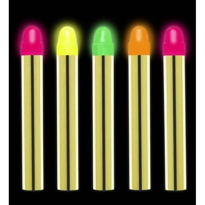 Fosforlu Parti Boyası 6’lı – Karanlıkta Parlayan Yüz Boyası