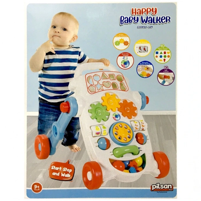 Happy İlk Adım Arabası Mavi