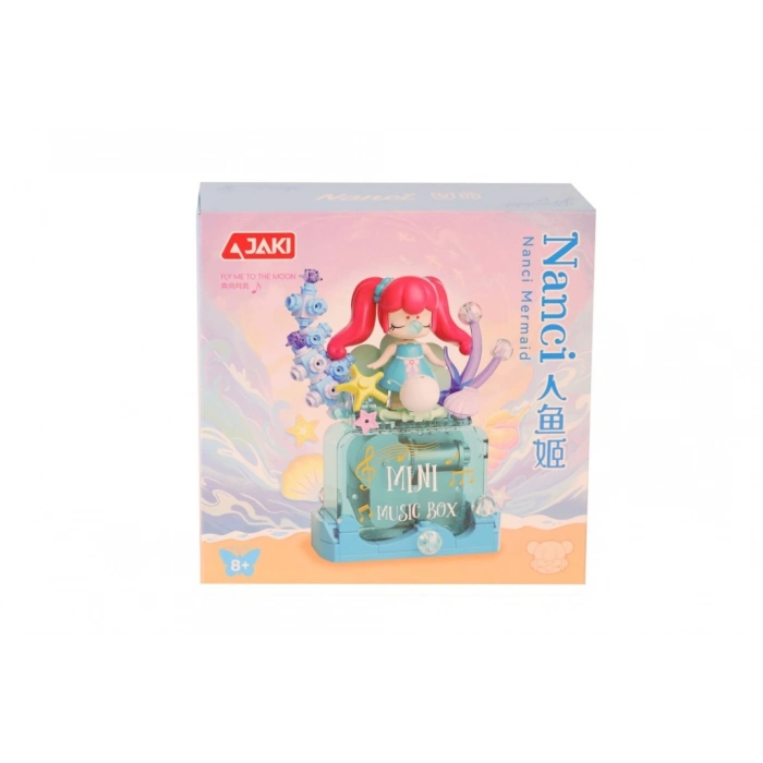 HK112 JAKİ DENİZ KIZI MÜZİK KUTUSU 131 PARÇA BLOCK